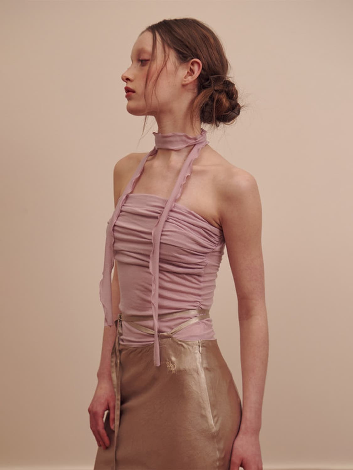 페인오어플레져 셔링 탑 핑크 (새상품) 상품이미지2