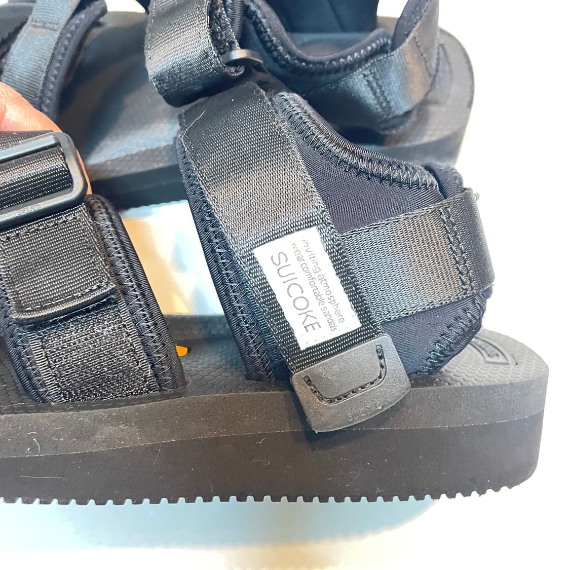 수이코크 SUICOKE 블랙 남성 샌들 260 상품이미지3