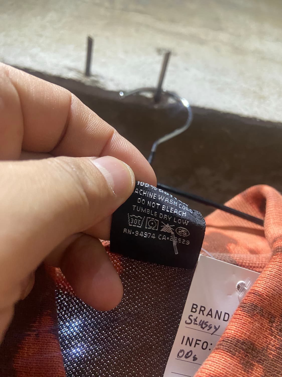 00s stussy 올드 스투시 블리치 타이다이 PK 카라티 상품이미지4