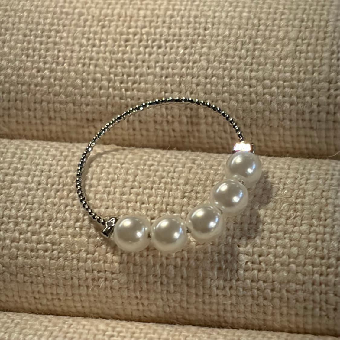 새상품 여성 신주 오진주 반지 실반지 상품이미지6