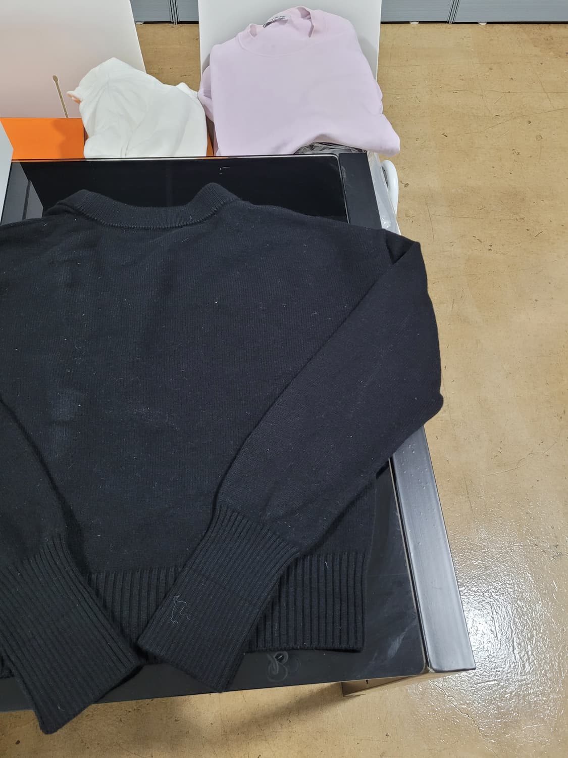 아미 인타르시아 블랙 가디건 상품이미지8