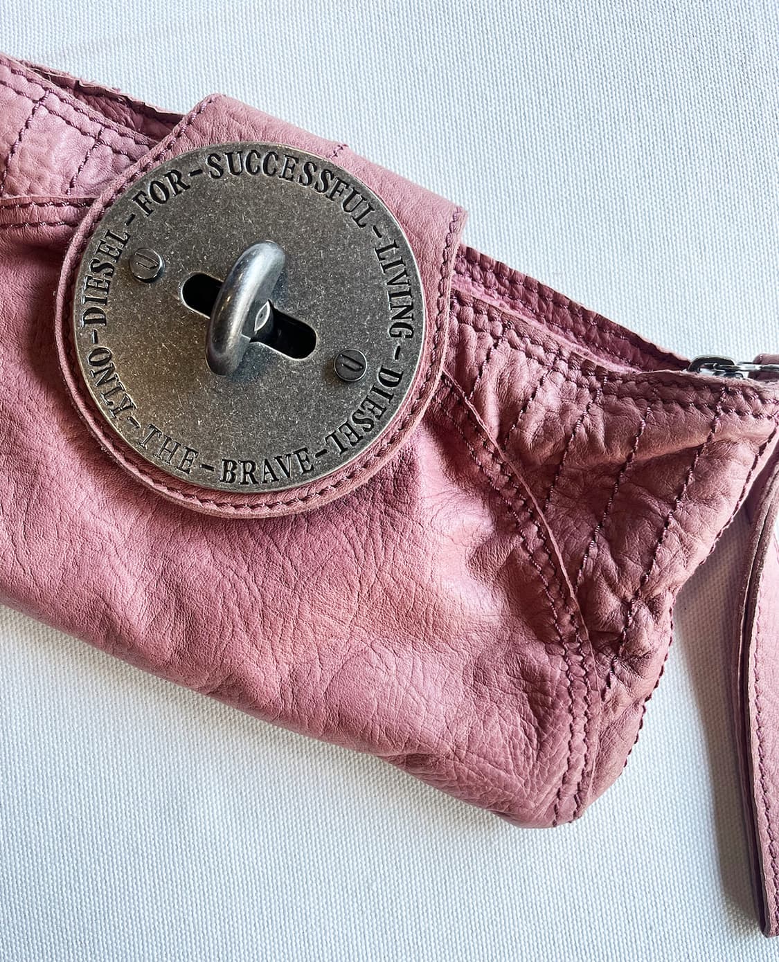 DIESEL rose leather clutch 상품이미지3