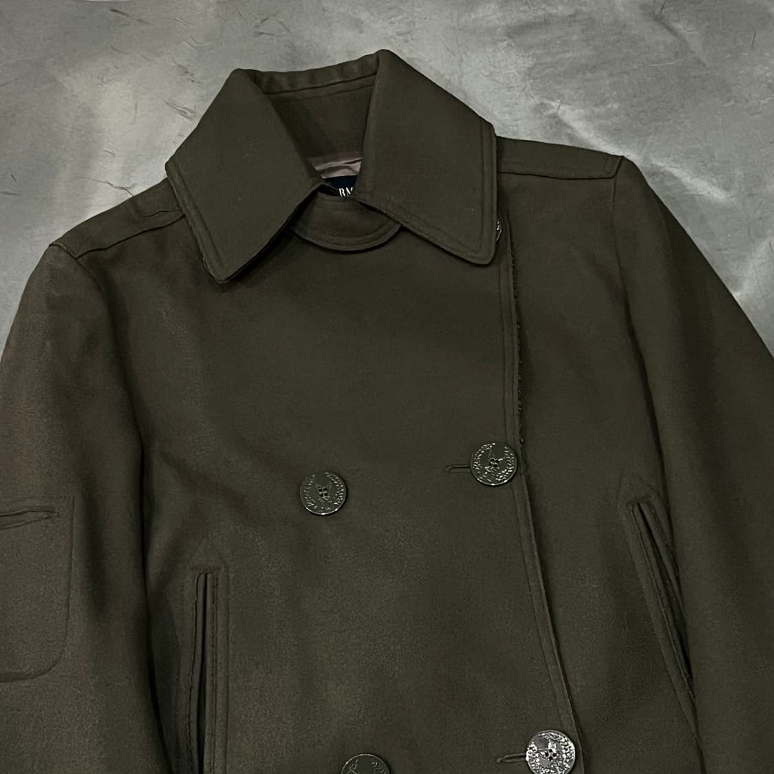  아르마니 진스 울 피코트 y14456 상품이미지3