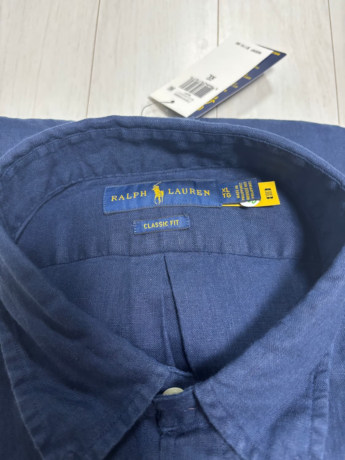 폴로 랄프로렌 린넨 셔츠 XL 상품이미지2