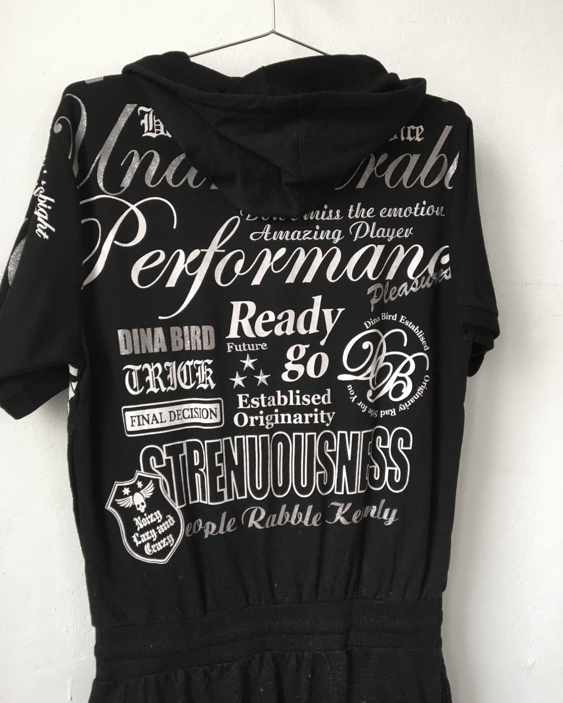 Lettering printing jump suit 상품이미지5