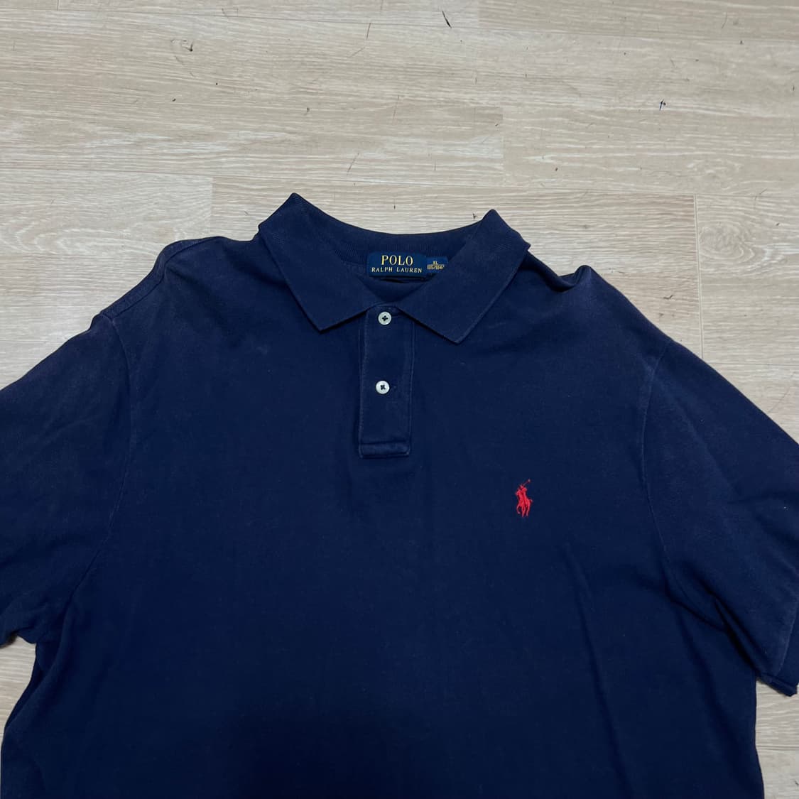 폴로 랄프로렌 여성 스몰포니 반팔 PK 롱 카라티 [네이비] XL/105 상품이미지2