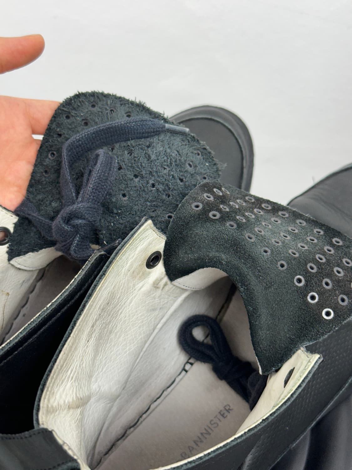 Alfredo Bannister Studded High-Top Leath 상품이미지10