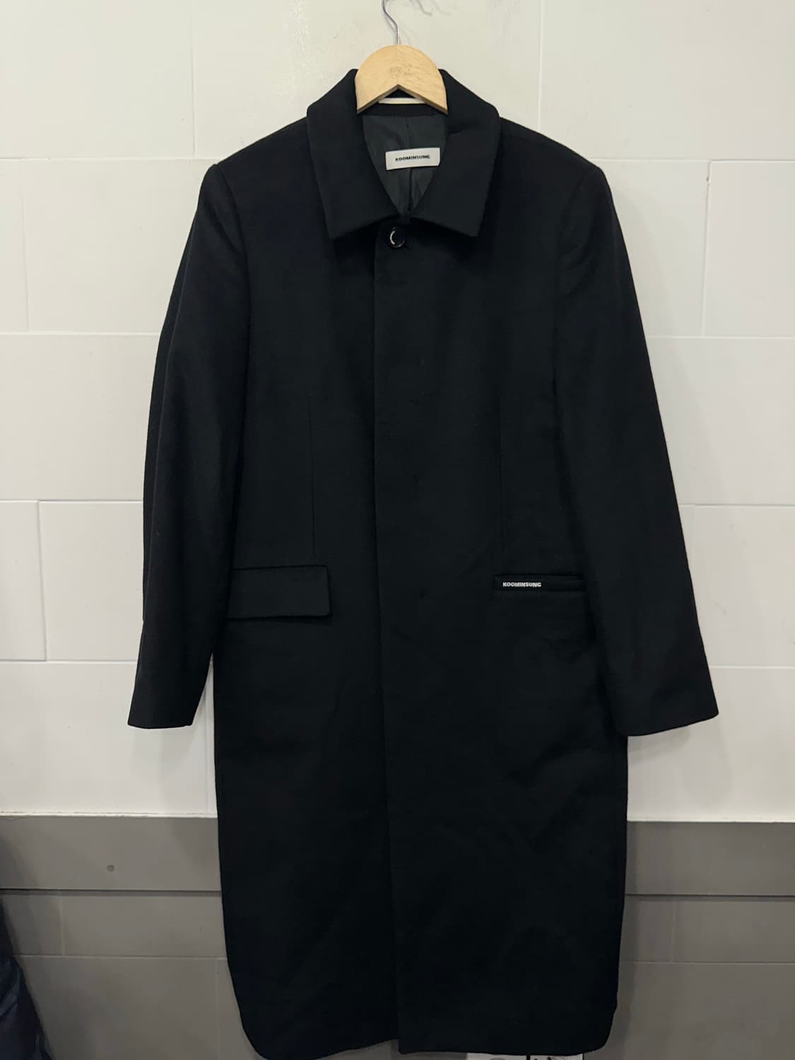 구민성 울 캐시미어 코트 상품이미지1