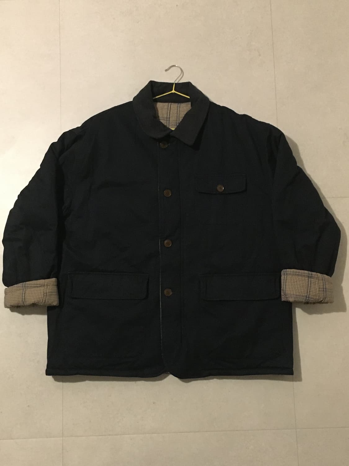 BAONHAUS-칼렌 체크 리버시블 코듀로이 점퍼 상품이미지6