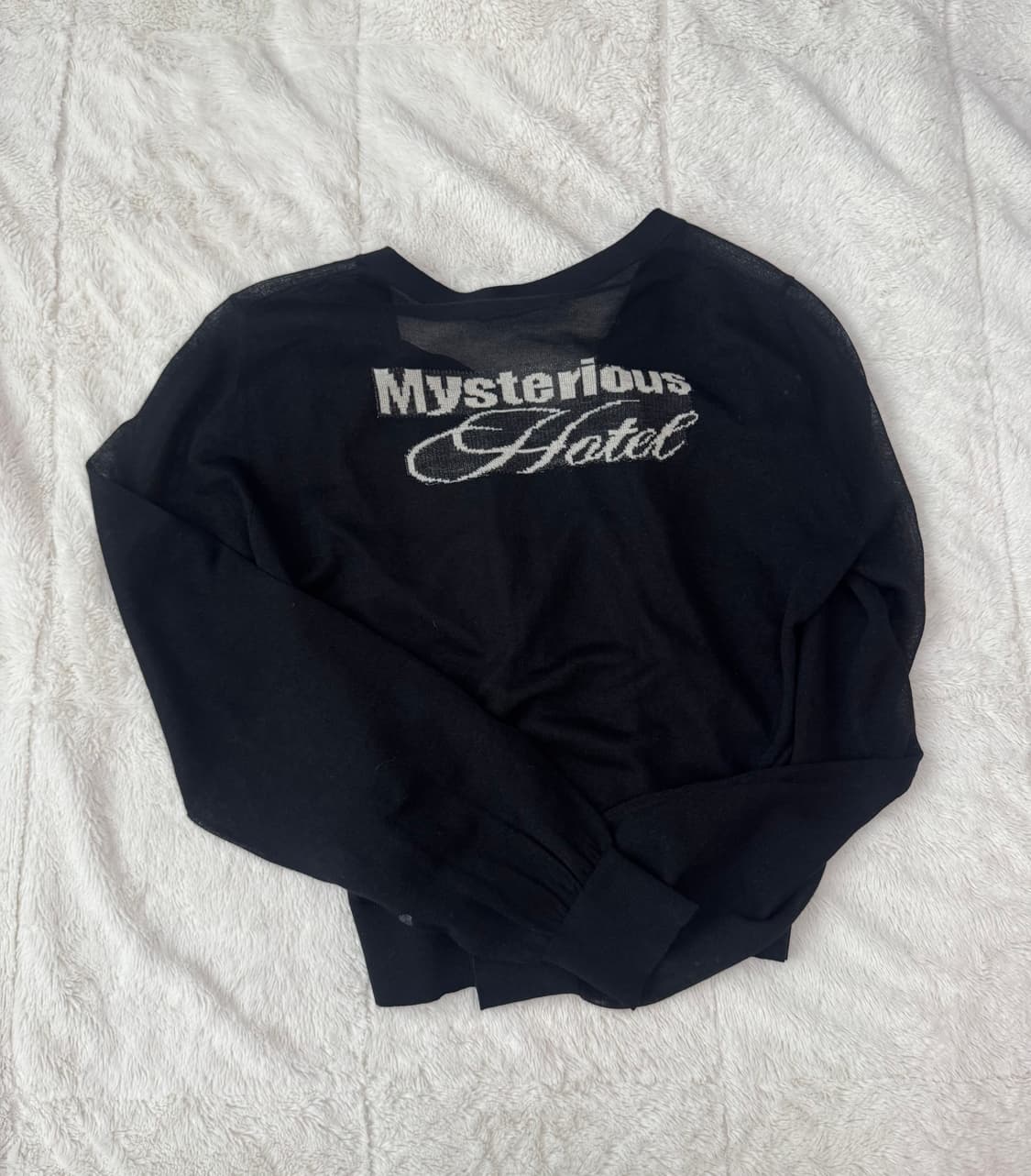 더미스테리어스호텔 시스루 가디건 상품이미지7