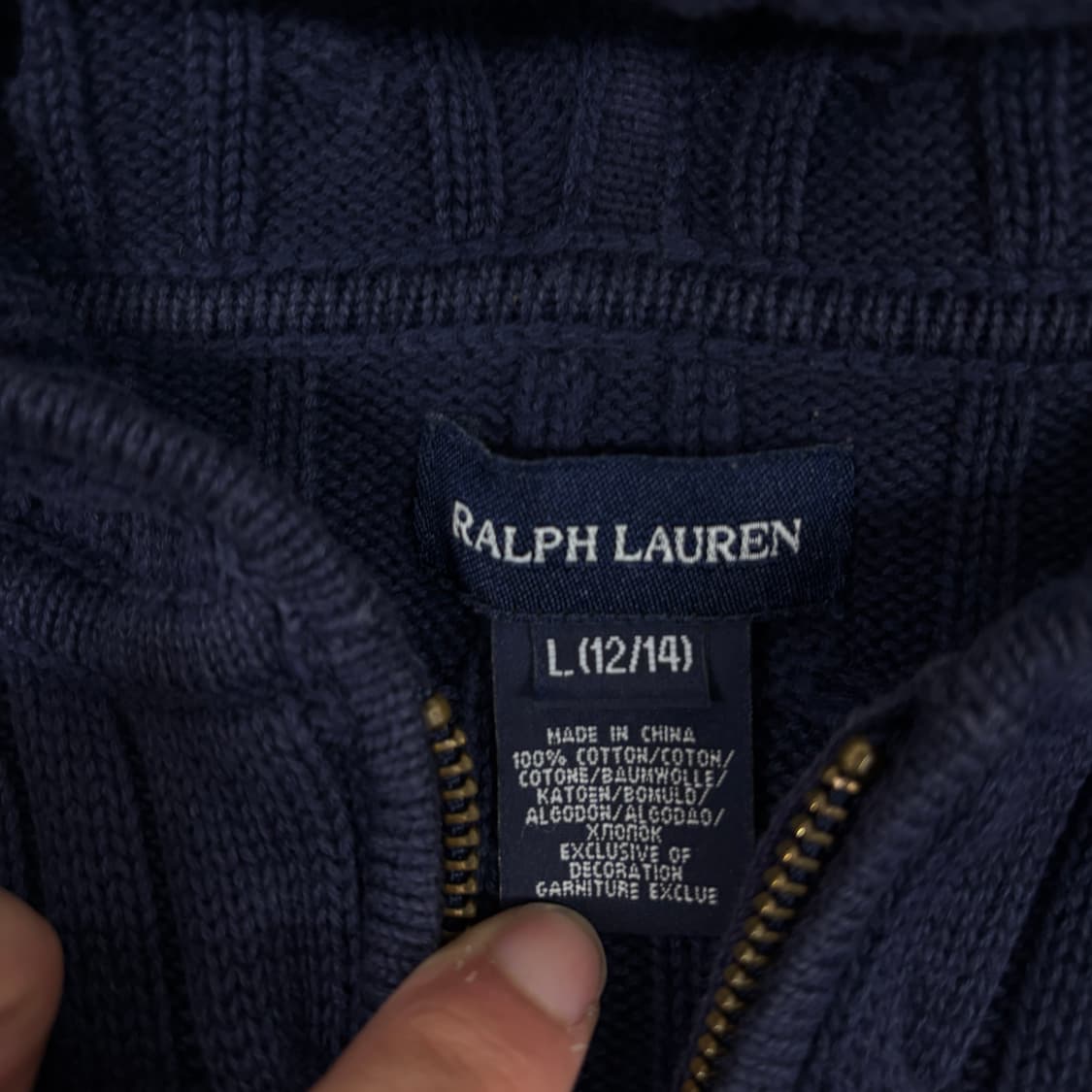 폴로 니트 후드집업 상품이미지6