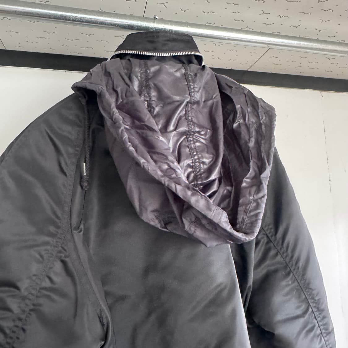 카브엠트 나일론 트윌 웜 자켓 블랙 - 23FW 상품이미지8