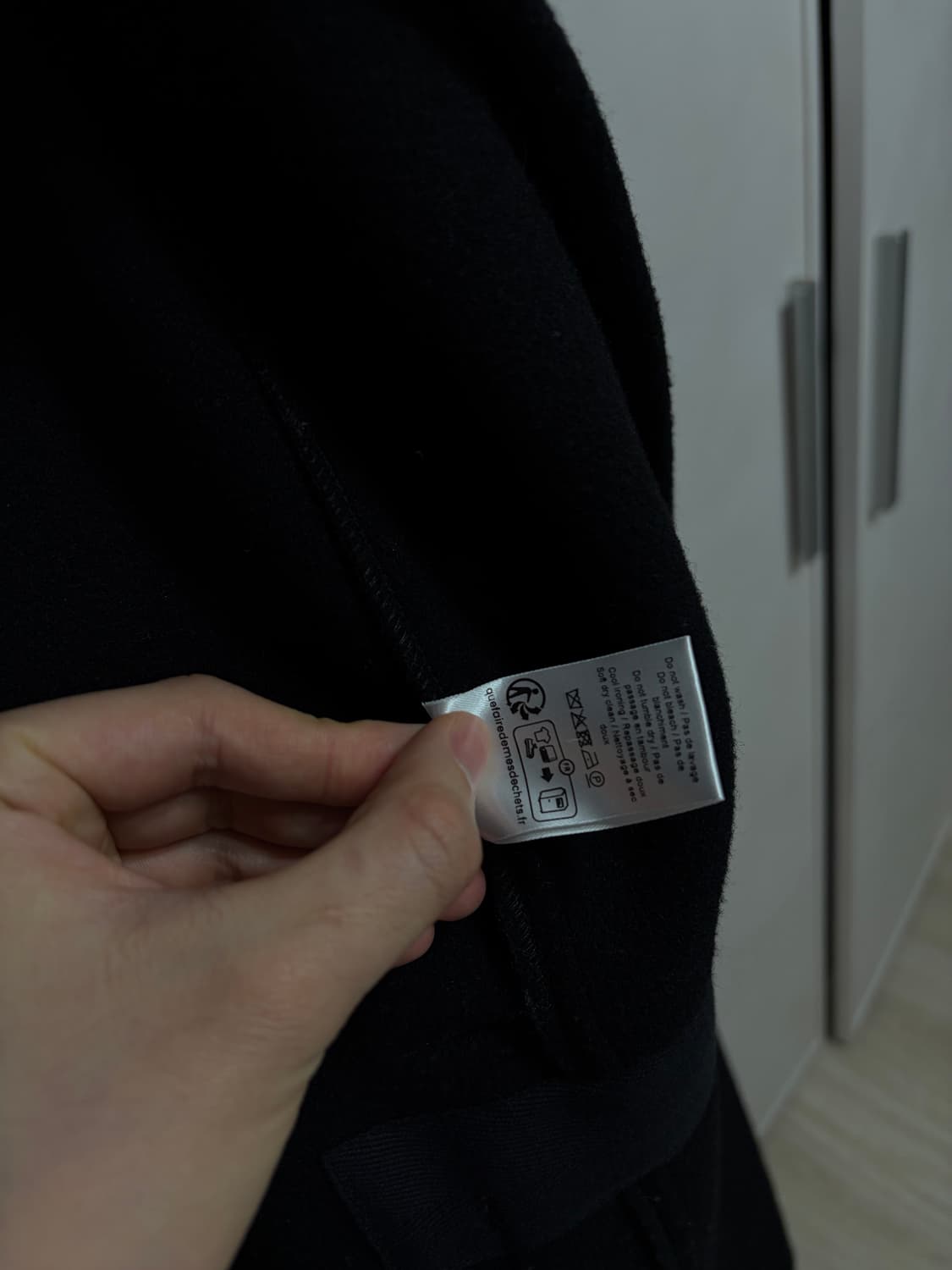 르메르 랩코트 블랙 S 상품이미지6