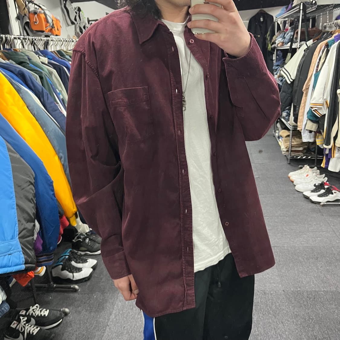 네바다 코듀로이 체크셔츠 상품이미지6