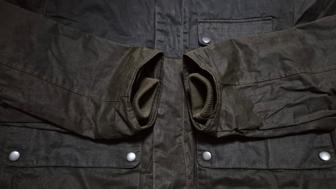 [ZARA] 자라 투톤 컬러 왁스 자켓 M (새상품) 상품이미지4