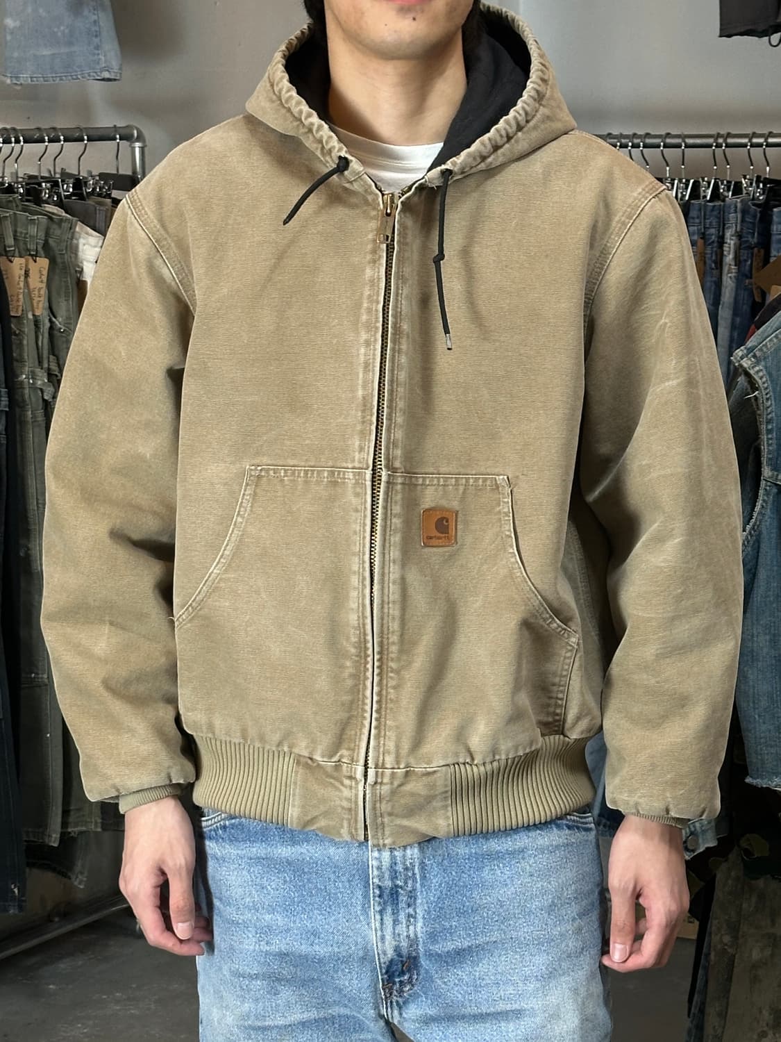 OG 칼하트 J130 액티브 자켓 칼하트 FRB 후드 자켓 상품이미지3