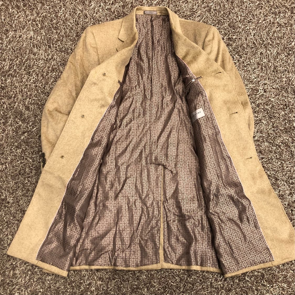 지방시 캐시미어 미니멀 싱글 코트 상품이미지3