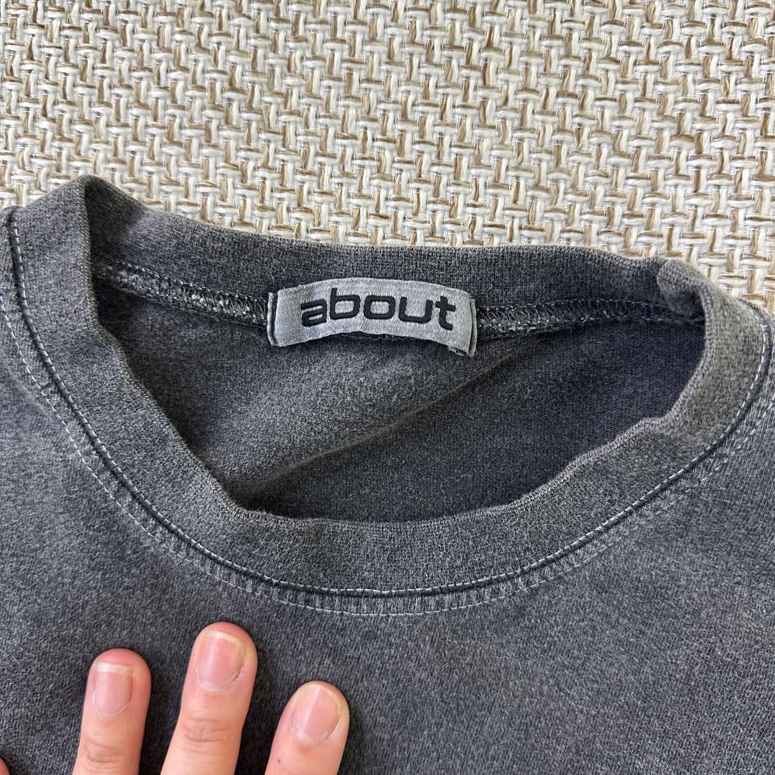 실측확인 어바웃 빅사이즈 반팔티 0326D  상품이미지2