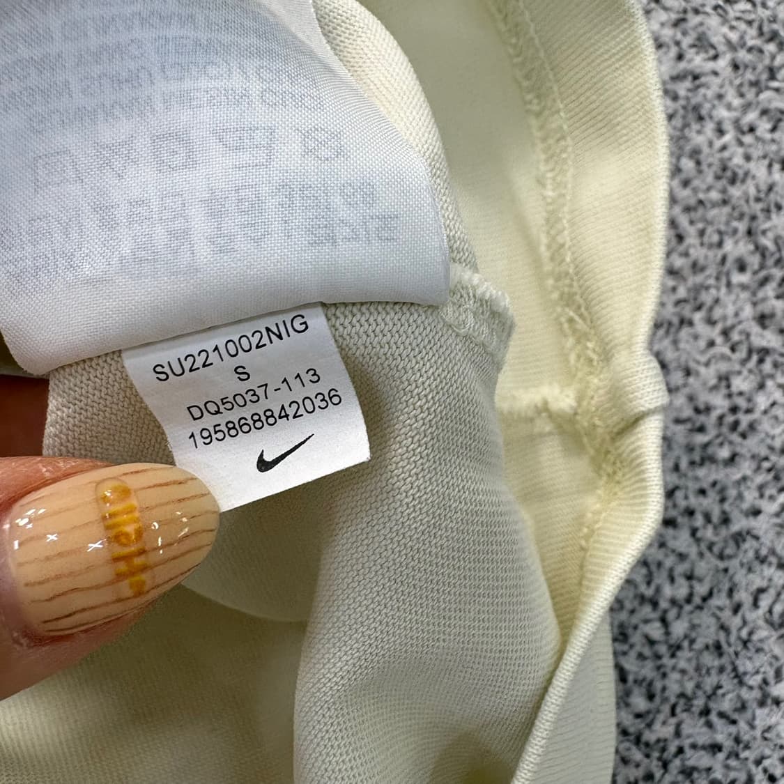 S 나이키 여성 크롭 반팔 티셔츠 0414J 상품이미지6