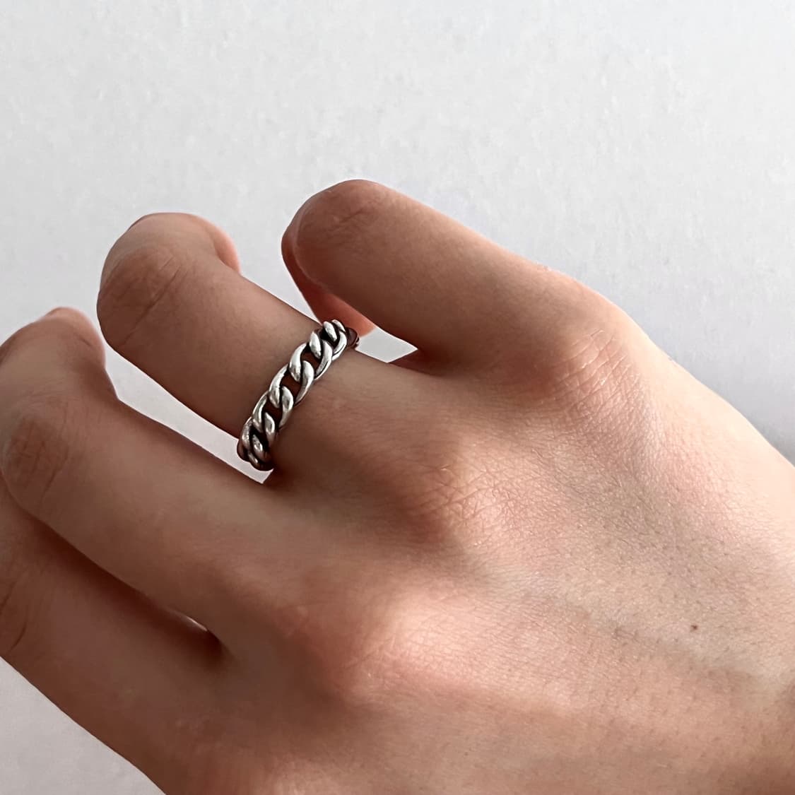 빈티지 체인 반지 상품이미지5