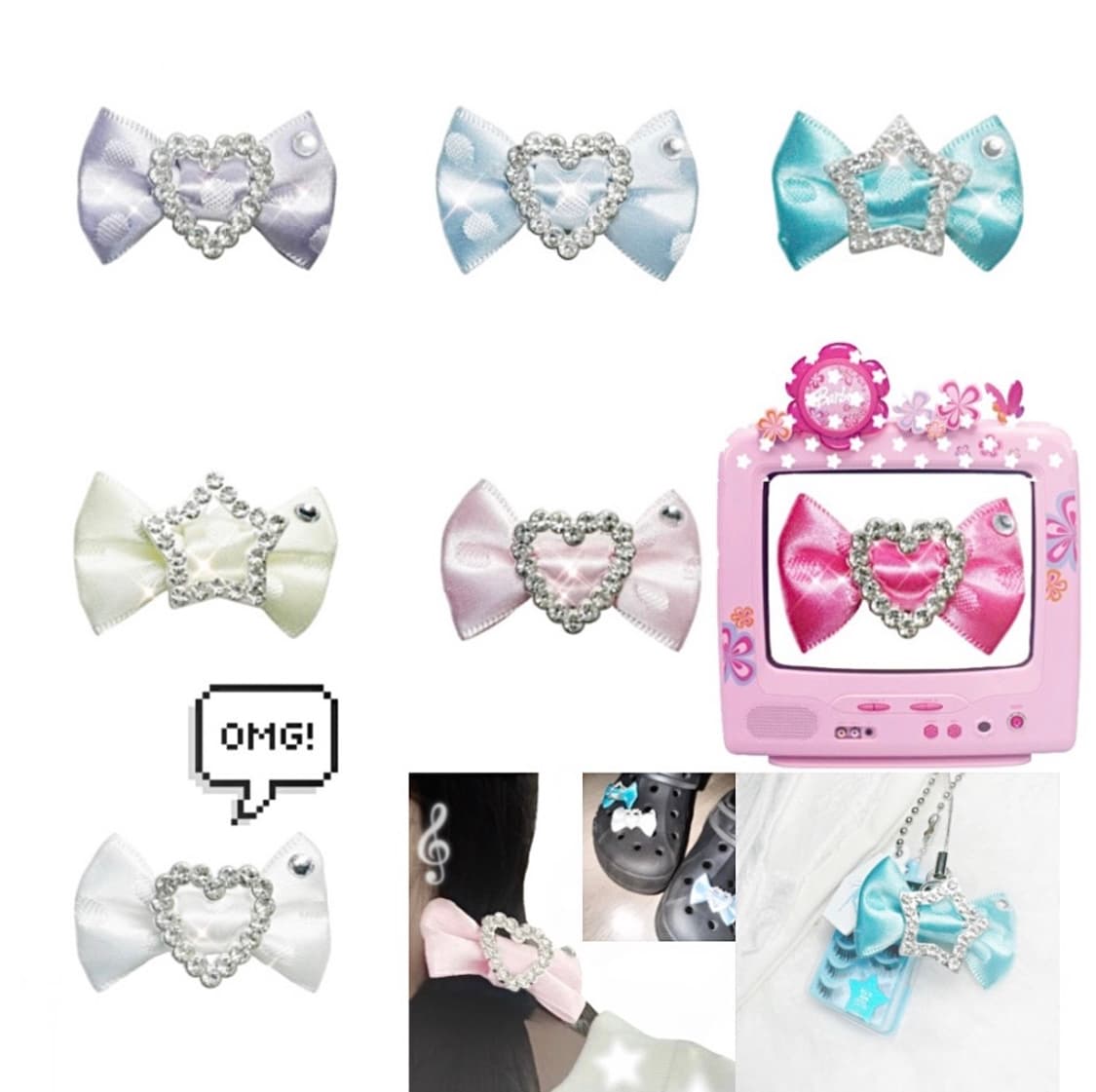 [handmade]OMG PRINCESS키링 머리끈 머리핀 브로치 지비츠 상품이미지1