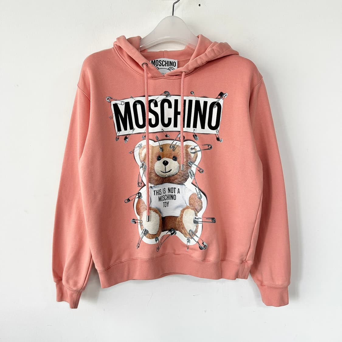 모스키노 테디베어 핀 프린트 후디 상품이미지2