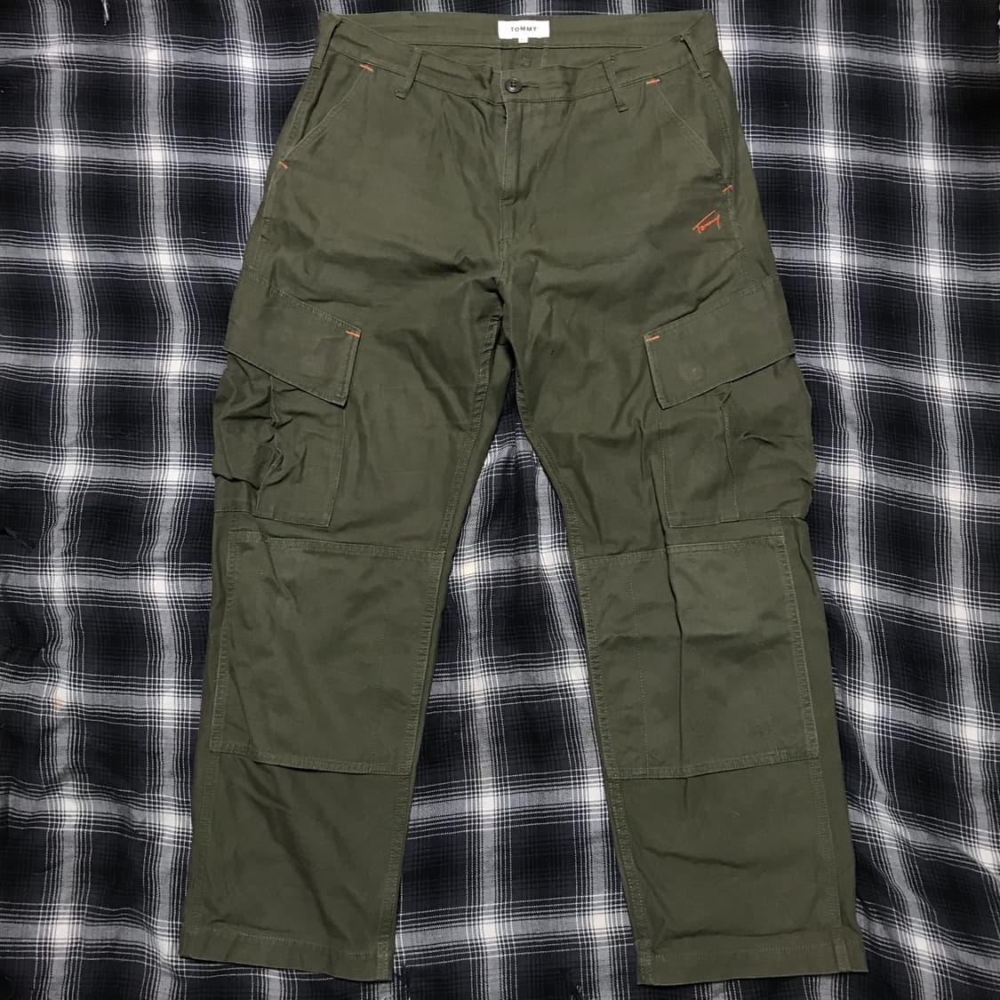 Tommy m65 더블니 카고팬츠 올리브 xl 상품이미지1