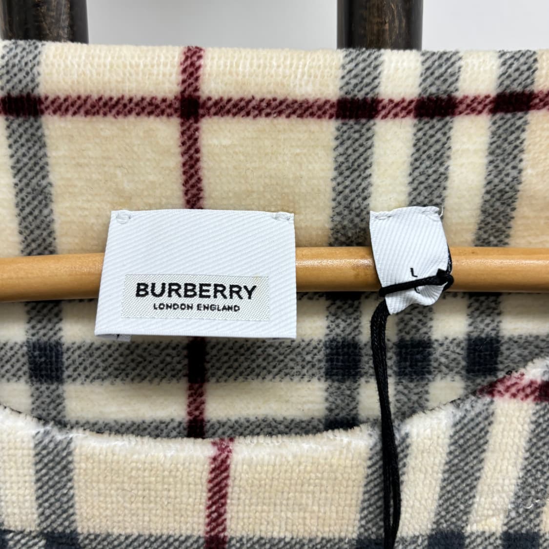 [L]버버리 체크 반팔티 상품이미지2