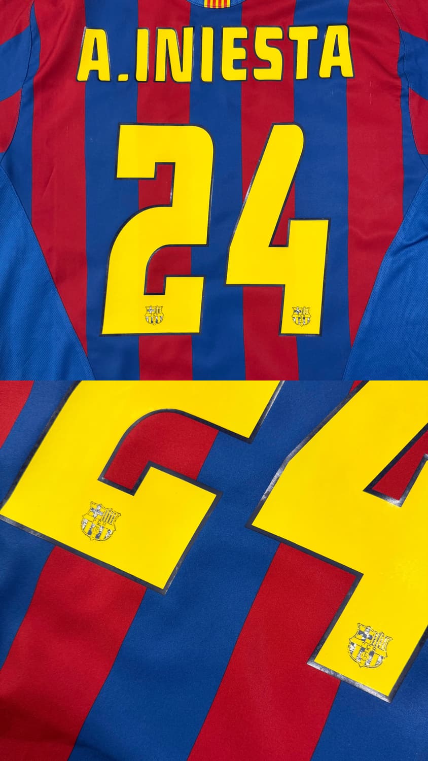 05-06 바르셀로나 홈 이니에스타 유니폼 상품이미지2