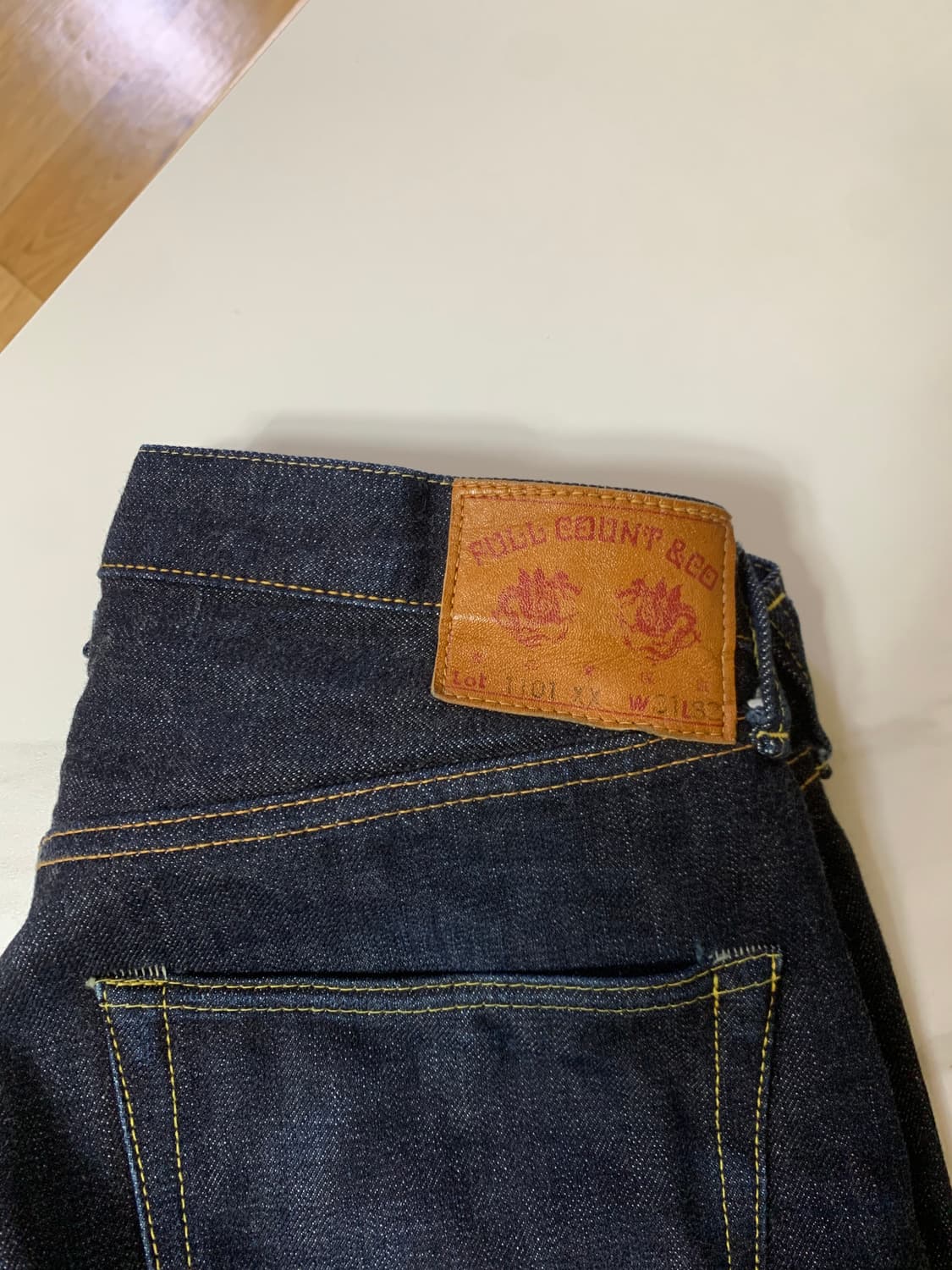 풀카운트 1101W 스트레이트 데님 청바지 상품이미지4