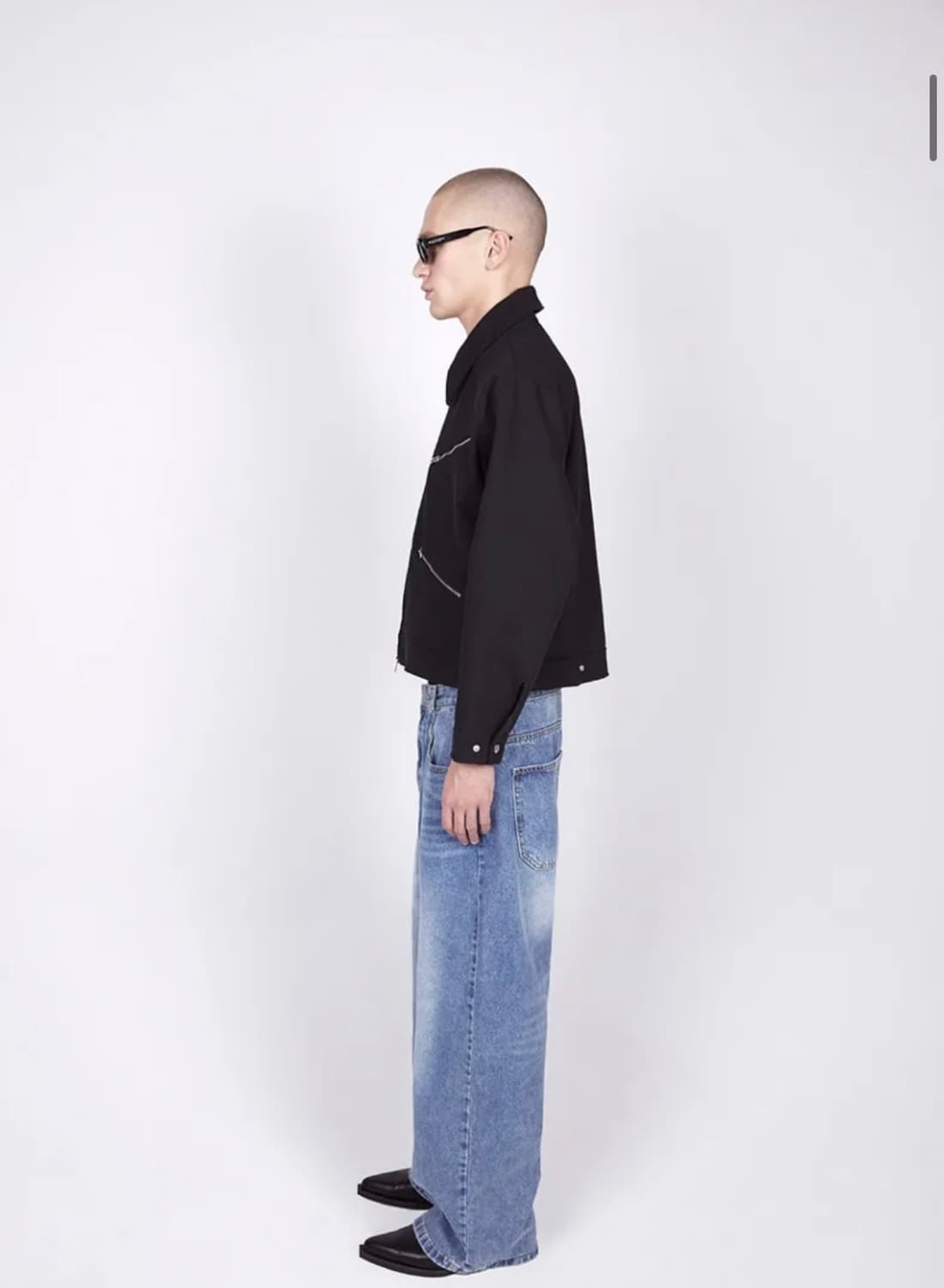 밀로 아카이브 블루종 자켓 - 블랙 L 상품이미지5