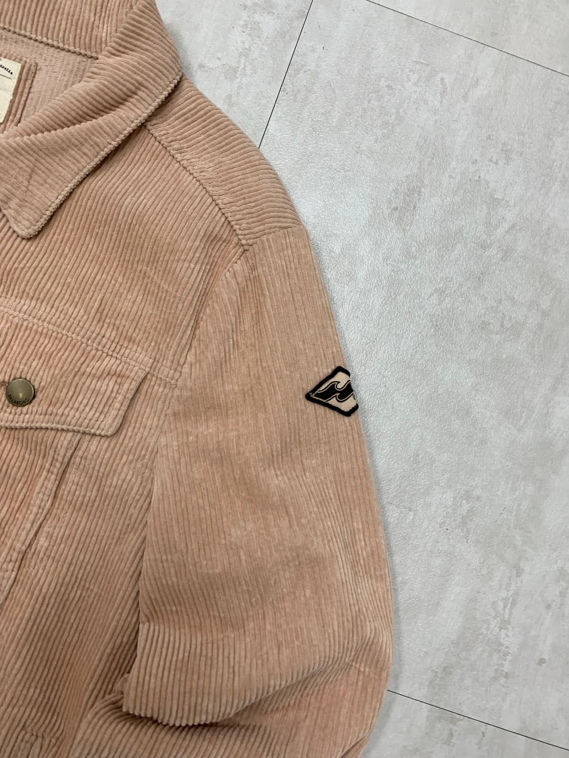 Billa bong 연핑크 코듀로이 자켓 #335 상품이미지3