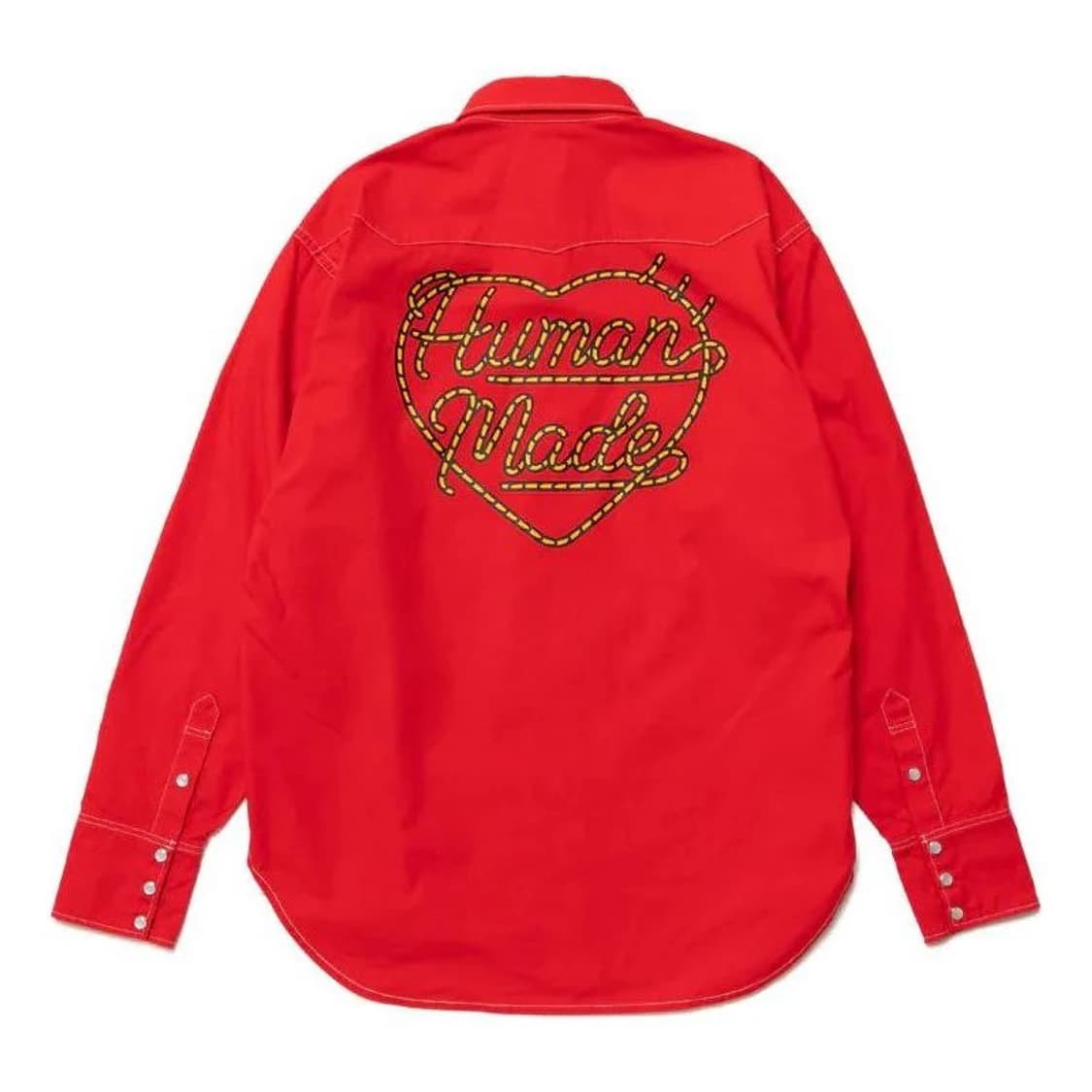 휴먼메이드 웨스턴 셔츠 레드 상품이미지6