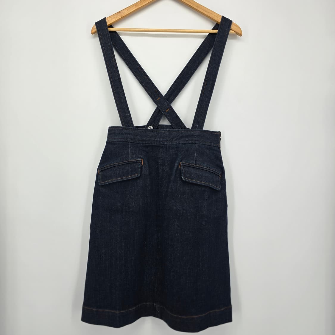 IENA SLOBE 데님 멜빵 스커트 상품이미지1