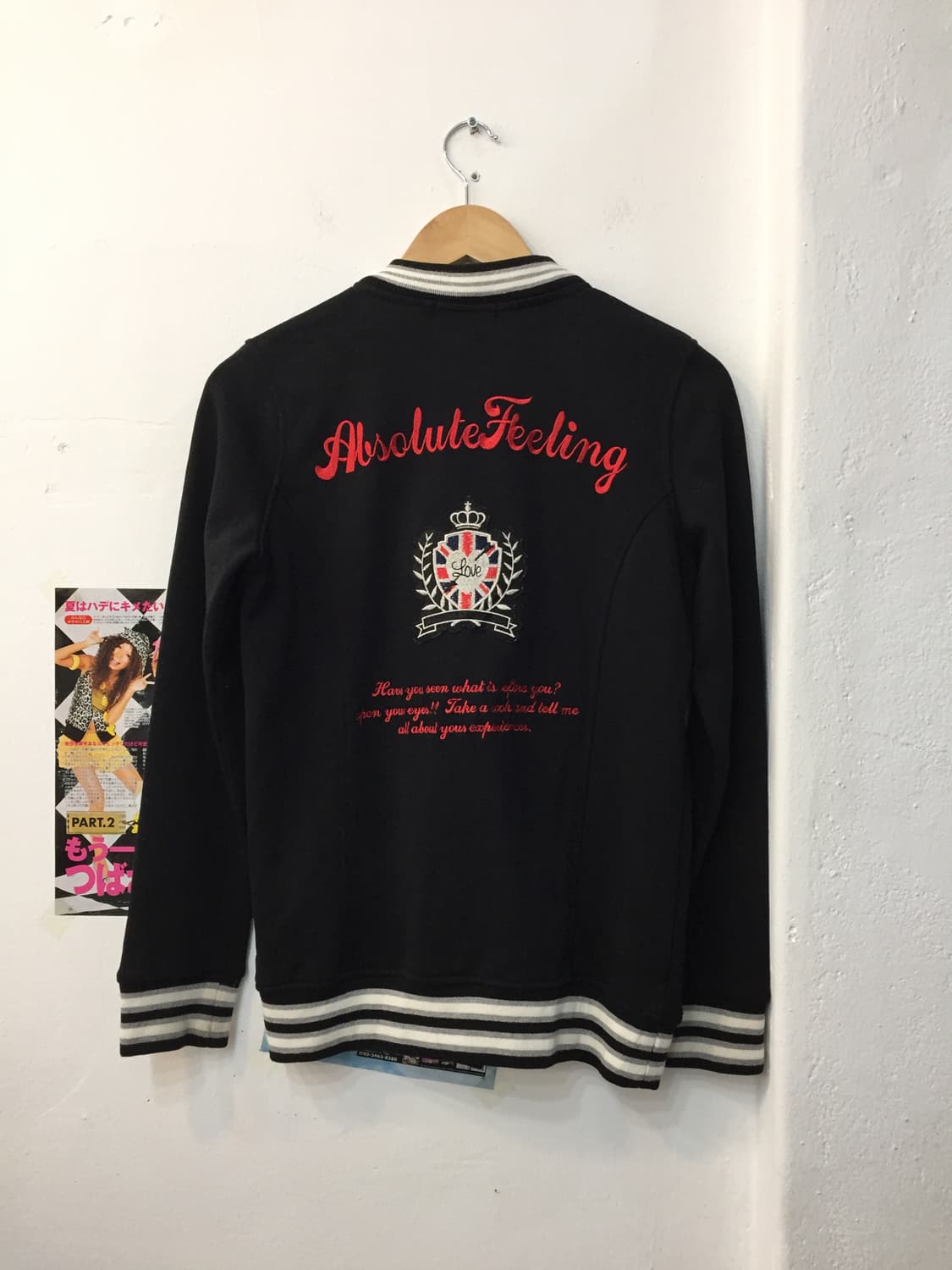 빈티지 키치 코튼 스타디움 점퍼 상품이미지2