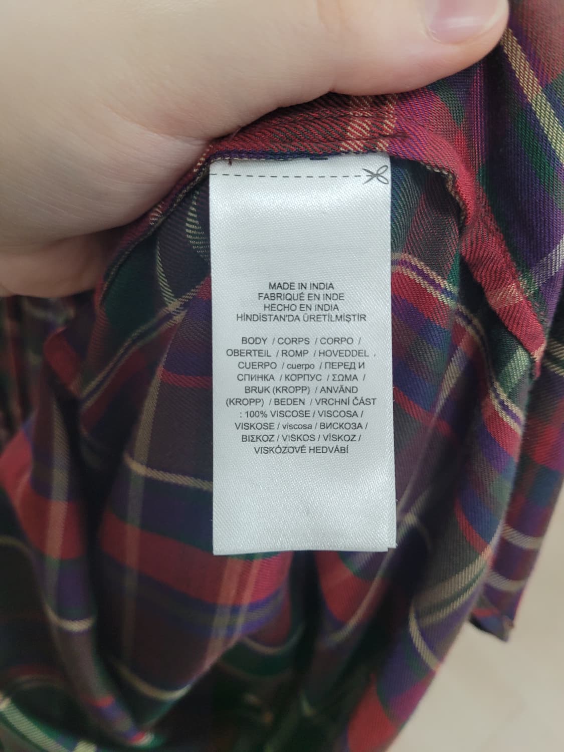 랄프로렌 RALPH LAUREN 긴팔 셔츠 롱 원피스 M 상품이미지5