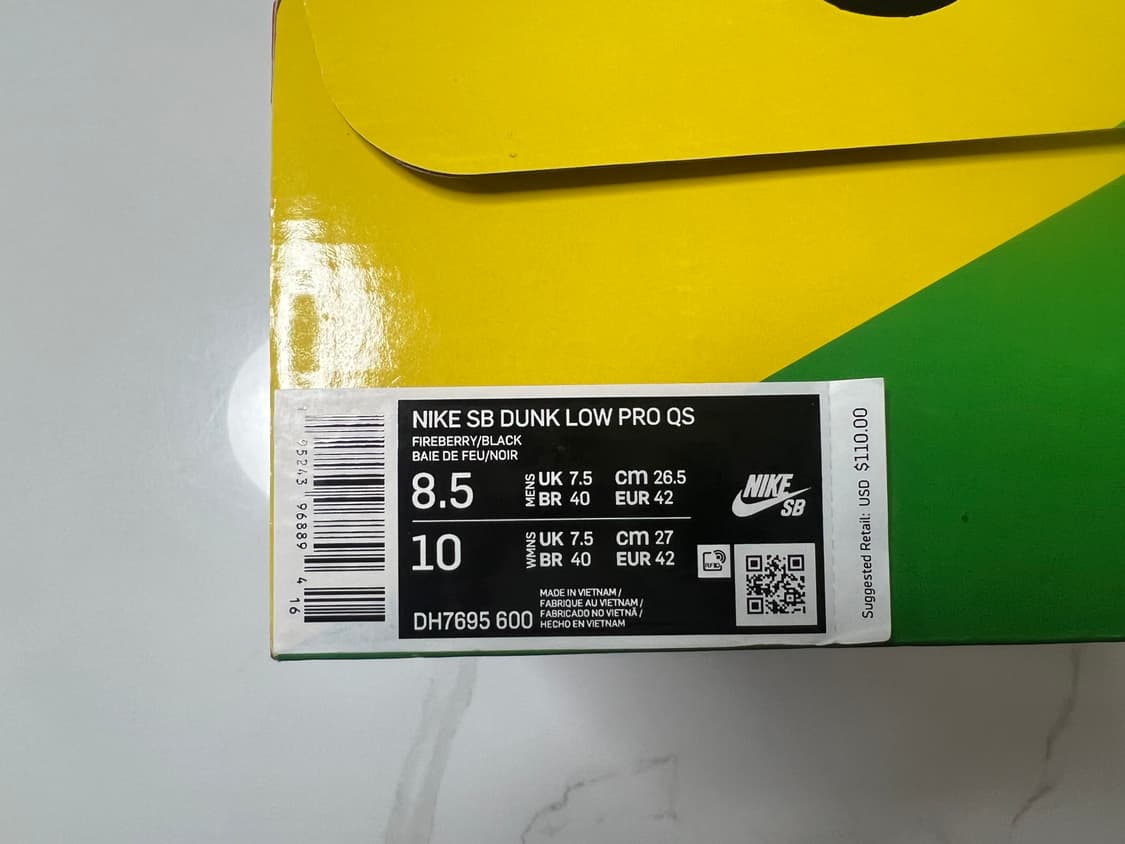 [265] 나이키 x 파라 SB 덩크 로우 프로 앱스트랙트 아트 상품이미지8