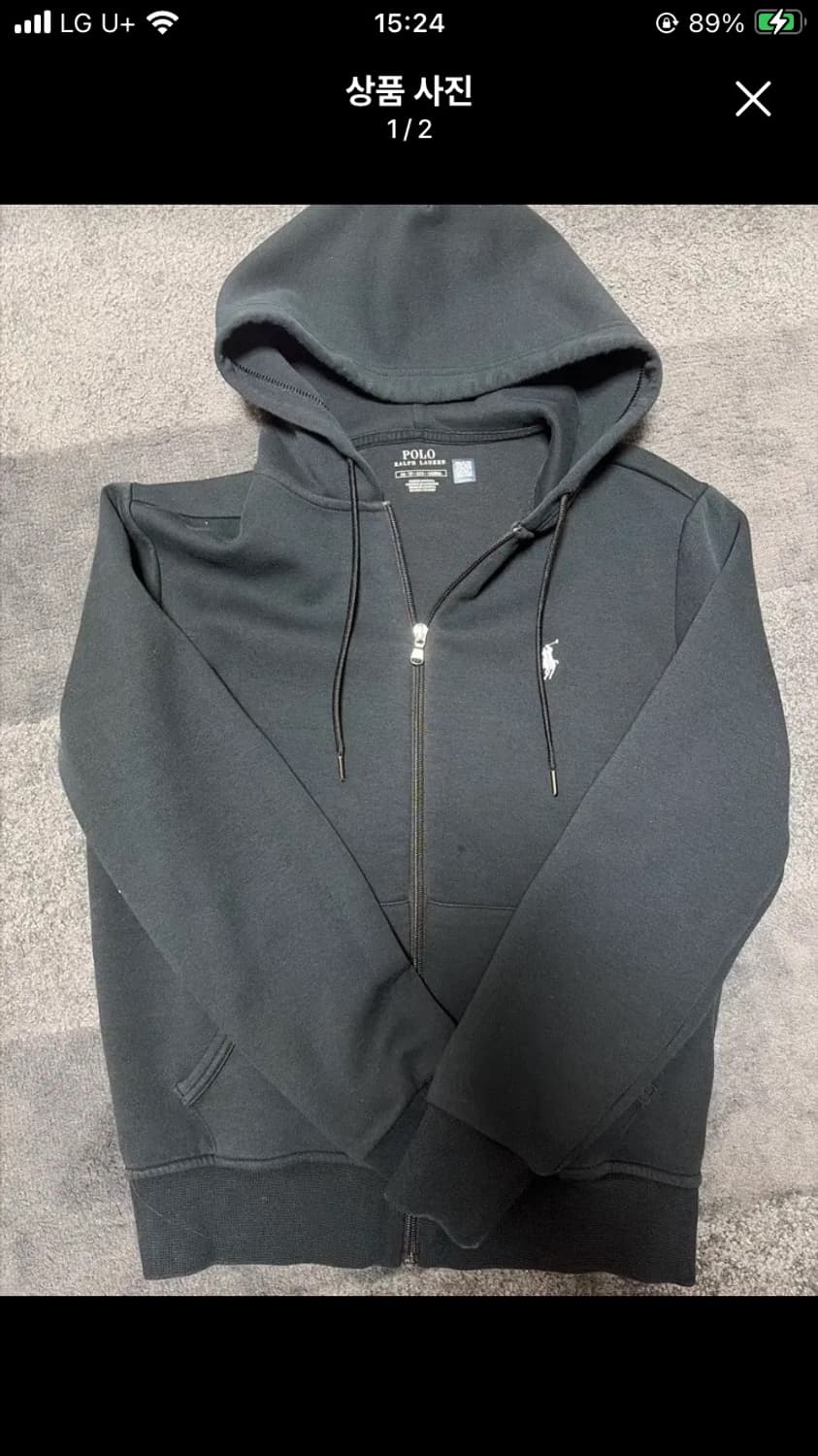 폴로 후드집업 블랙 구합니다  상품이미지2