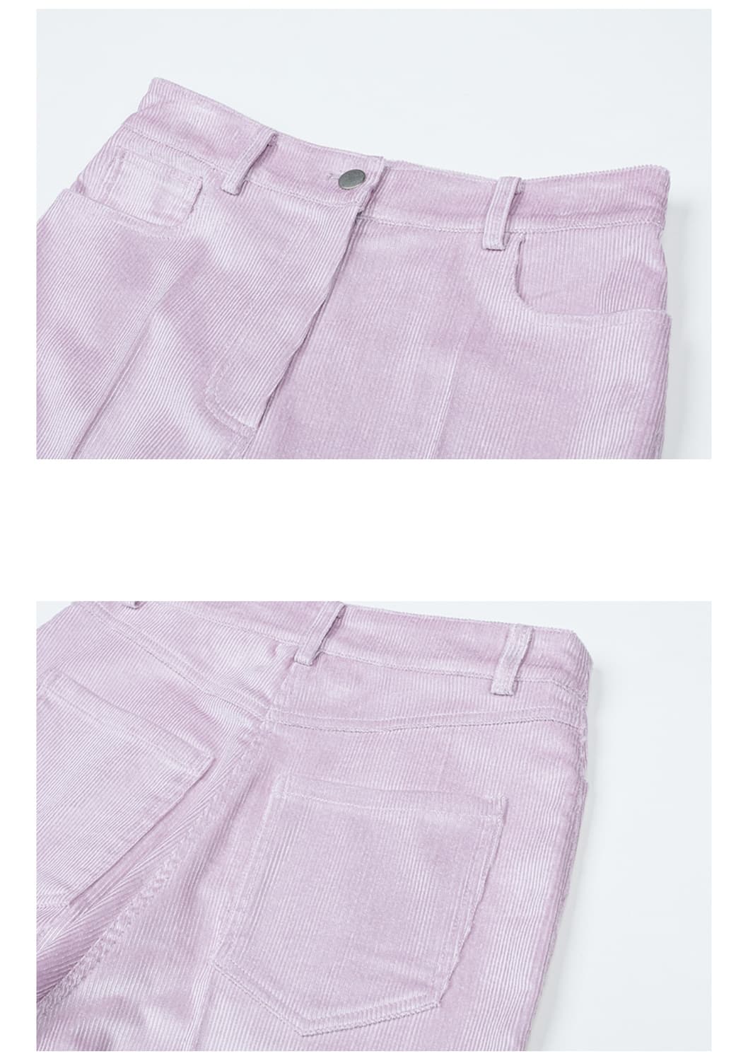 (새상품) 포니테일 제너 코듀로이 팬츠 라벤더 M사이즈 상품이미지2