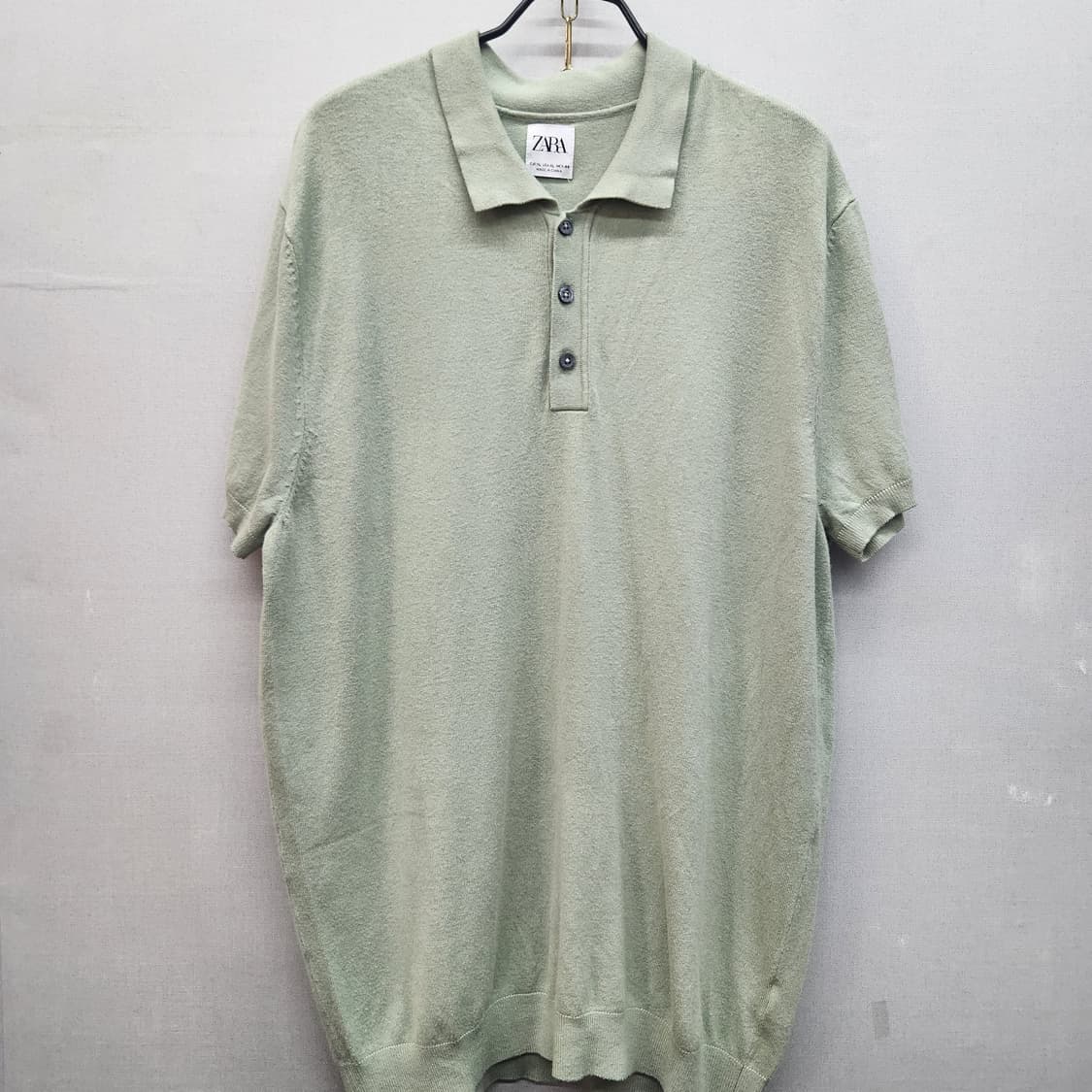 자라 ZARA 니트 반팔카라  XL 상품이미지1