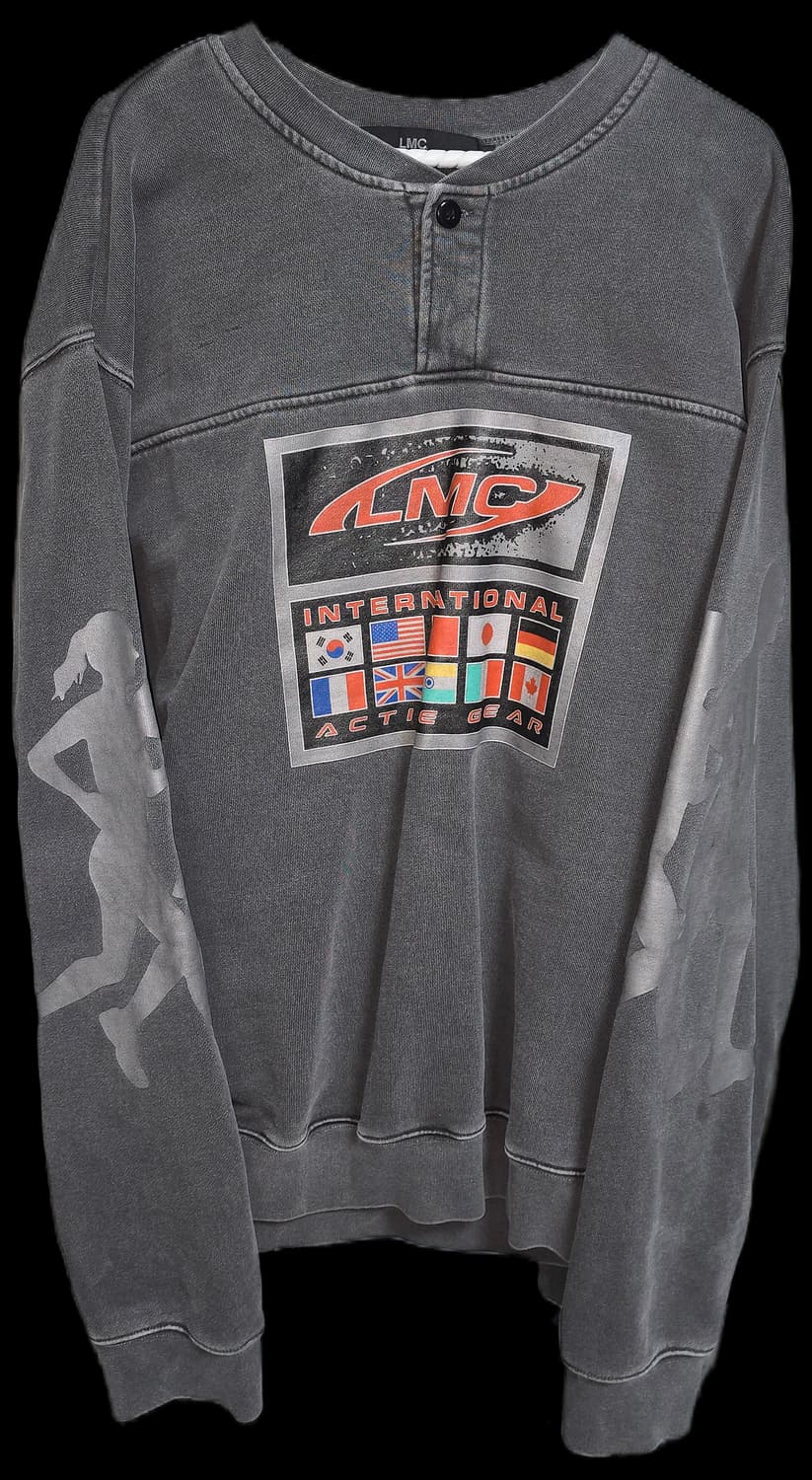 LMC 엘엠씨 ACTIVE GEAR INT 맨투맨 그레이 상품이미지1
