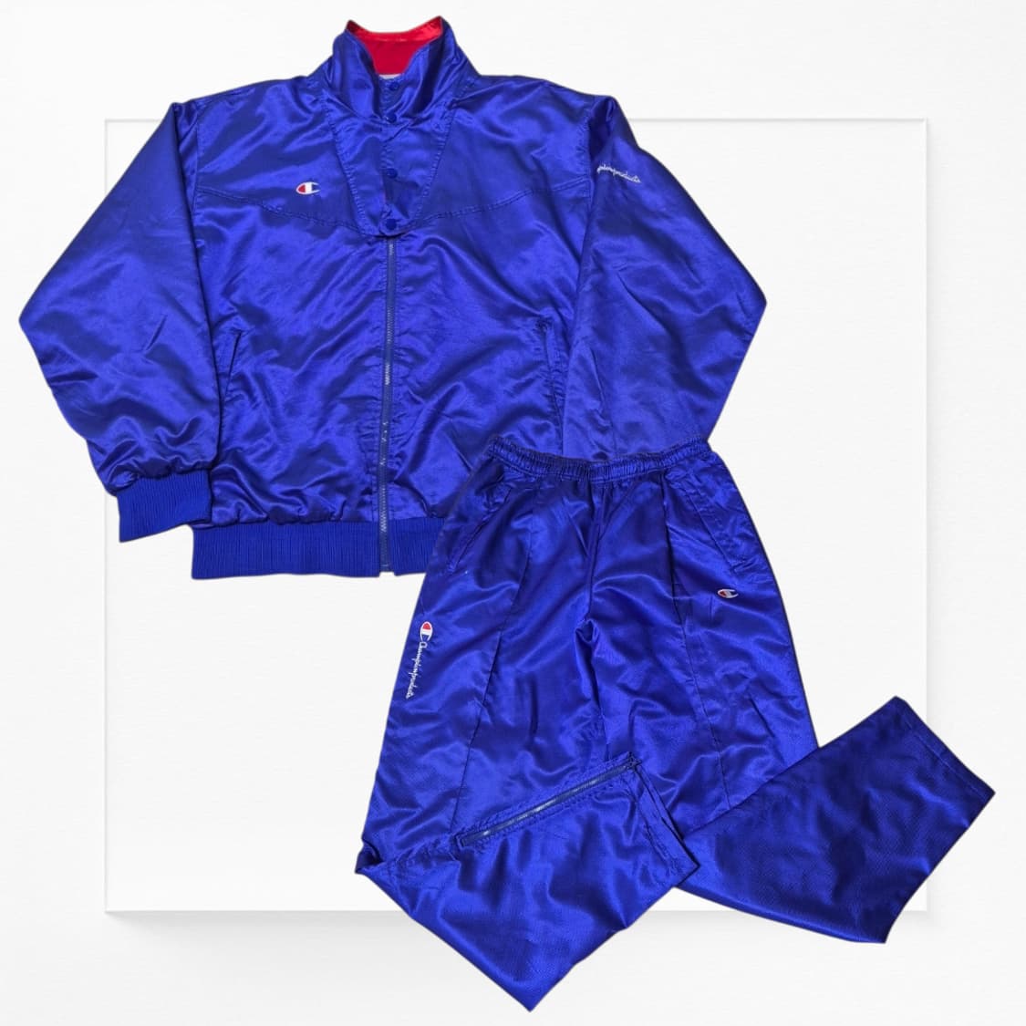 [우주매물🔥] 챔피온 90s 나일론 실키 셋업 상품이미지3