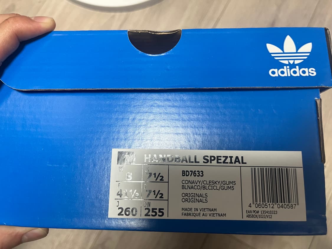 아디다스 핸드볼 스페지알 네이비 260mm 상품이미지2