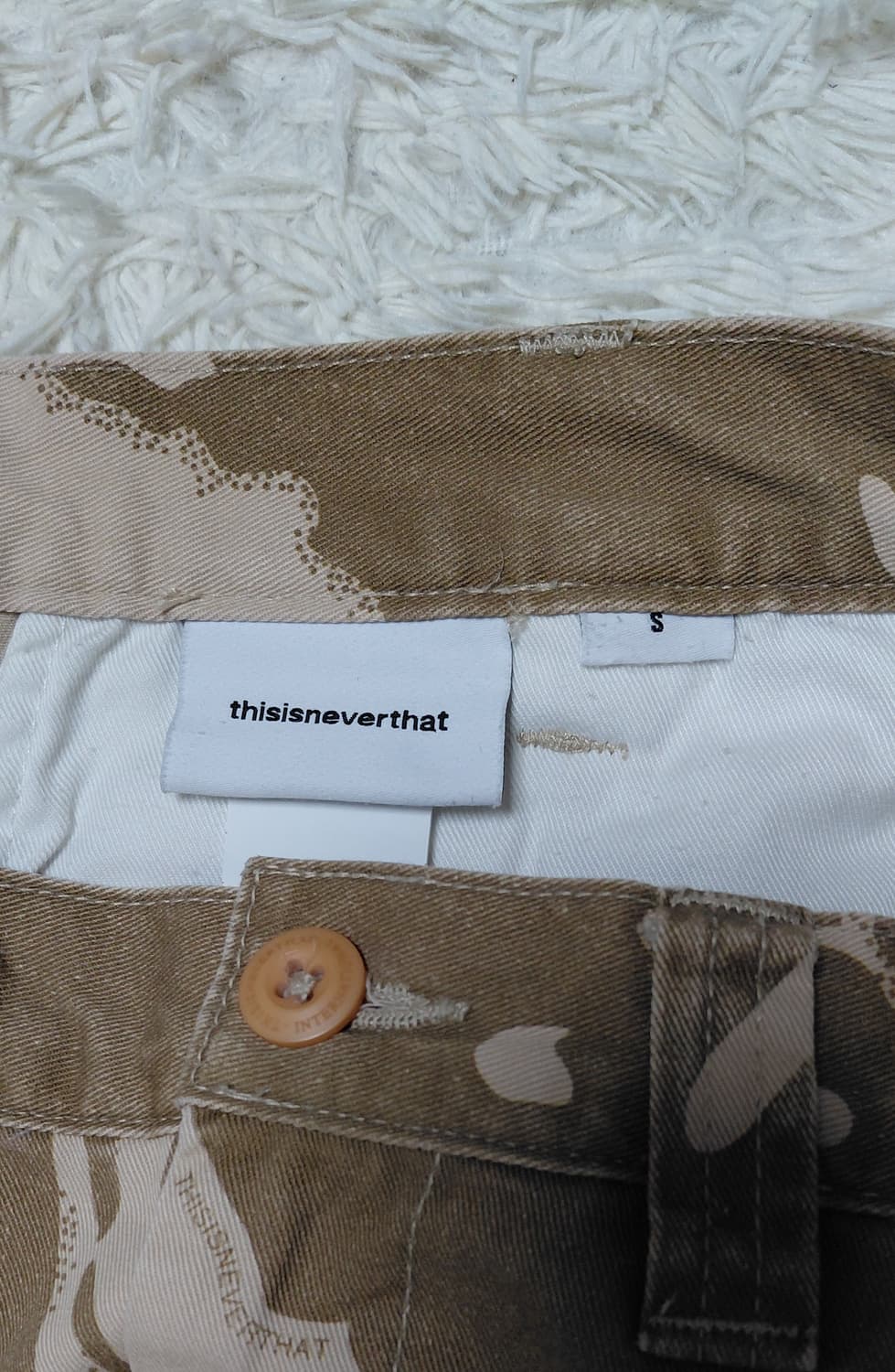 디스이즈네버댓 카모팬츠 S 상품이미지6