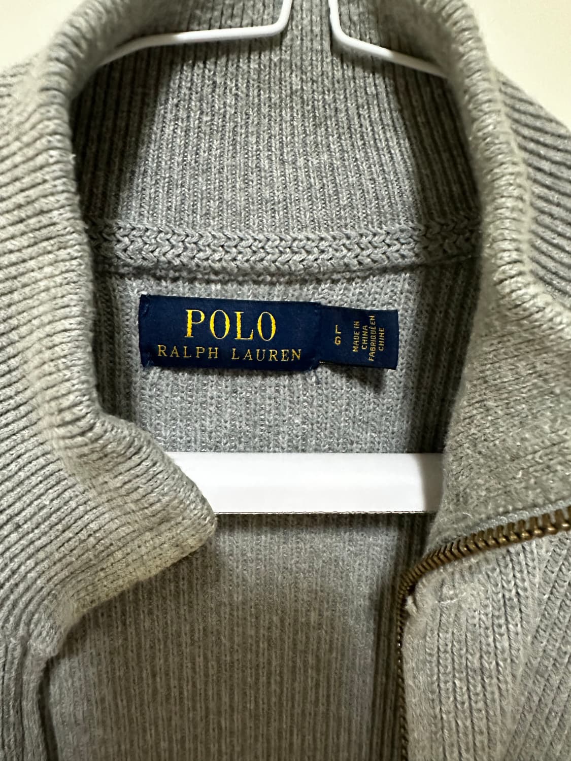 폴로 니트집업 상품이미지3