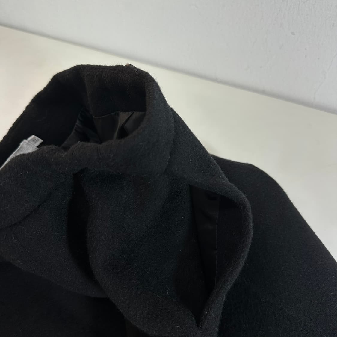 77 SOWOOL 소울 블랙 8부 울 슬랙스 상품이미지4