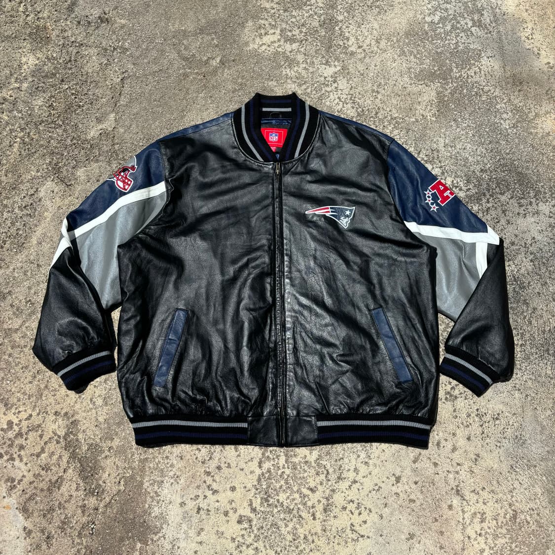 00s NFL 뉴 잉글랜드 패트리어츠 바시티 3XL 상품이미지2