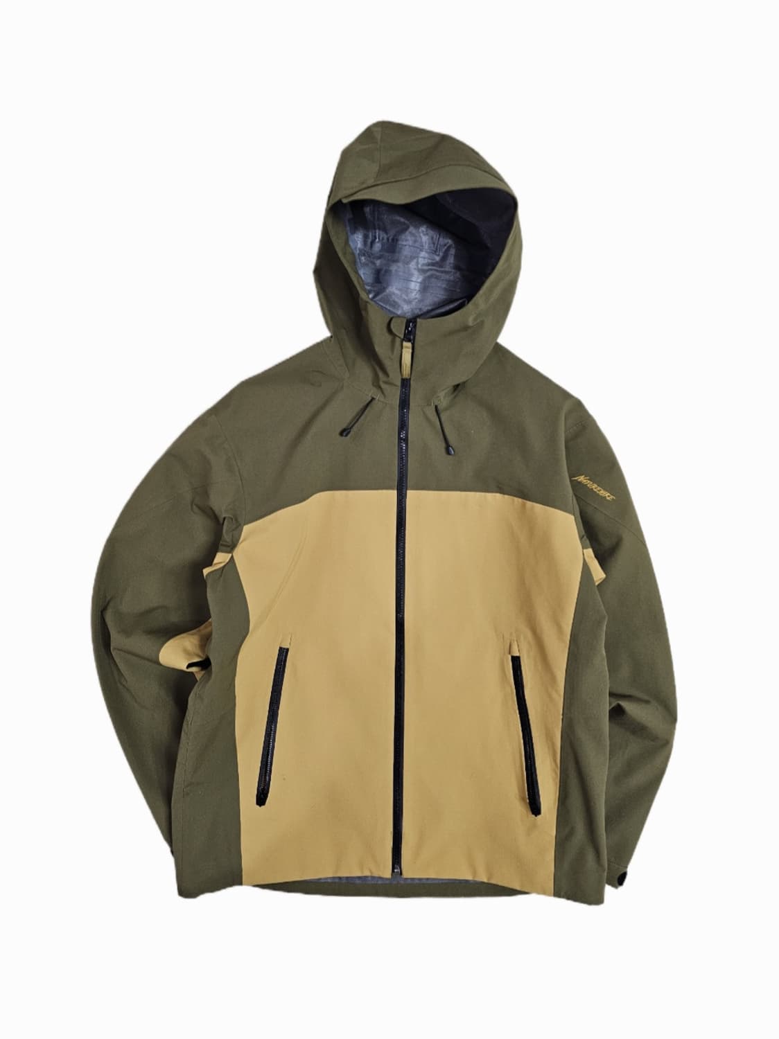 ​[XL] 네이처하이크 올리브 베이지 투톤 하드쉘 방수 자켓 상품이미지1