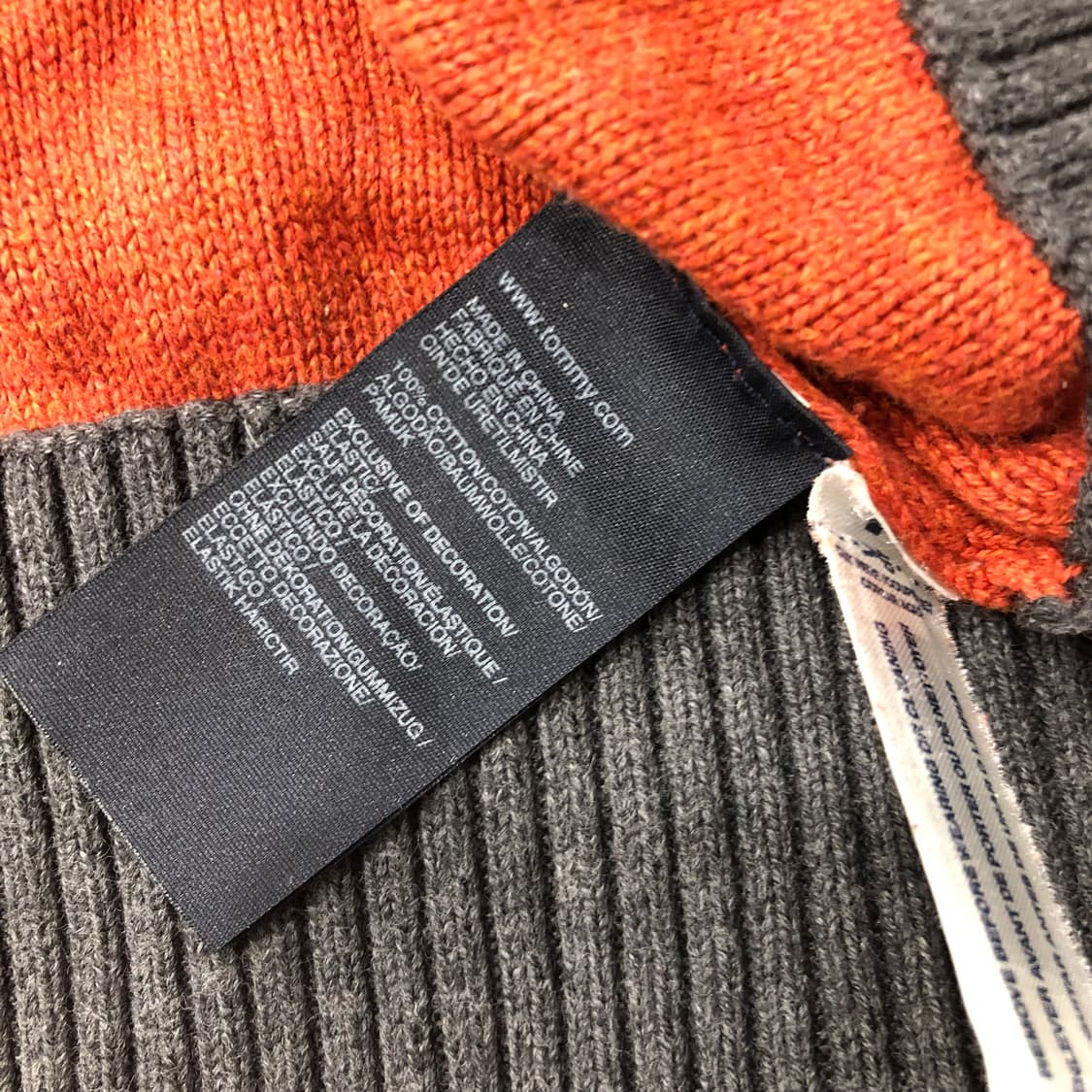 L 타미힐피거 투웨이 니트집업 상품이미지6