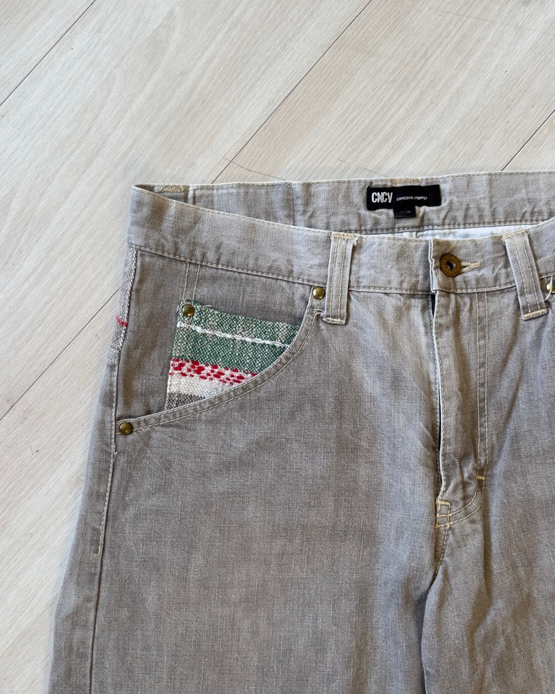 [CNCV CONCAVE] patch half pants 상품이미지5